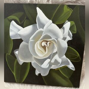 Beautiful canvas oil painting signed Willa SPIVAK